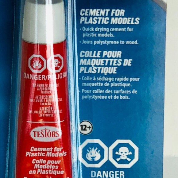 Testors Cement Glue Tube For Plastic Model 5/8 Fl Oz 18Ml New Sealed - Picture 6 of 11